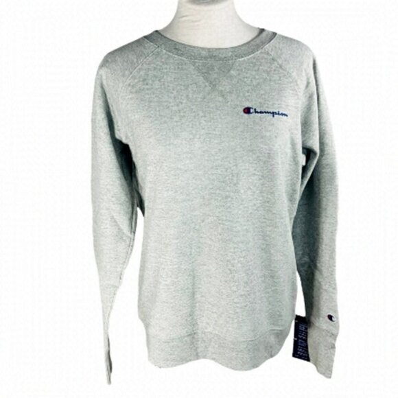 Champion  Powerblend Classic sweatshirt grey crewneck Style GF567 Size M - Picture 1 of 14